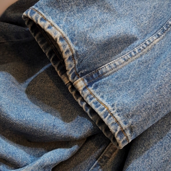 Men's Faded Glory 100% Cotton 5 Pocket Boot Cut Denim Jeans Size 38 x 30 - Picture 5 of 7